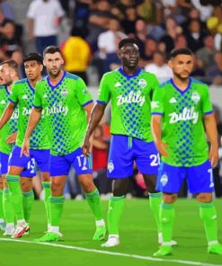 Seattle Sounders Players Paint By Numbers