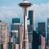 Seattle Space Needle Cityscape Paint By Numbers