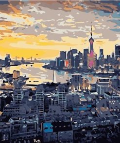 Shanghai Cityscape Paint By Numbers