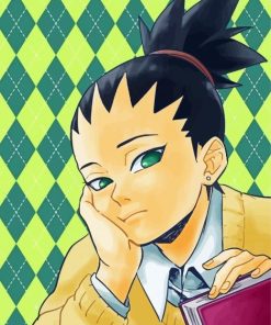 Shikadai from Naruto Paint By Numbers