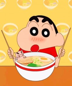 Crayon Shinchan Noodle Fun Paint By Numbers