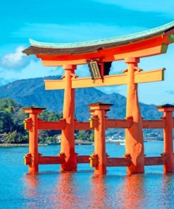 Itsukushima Shrine Japan Paint By Numbers