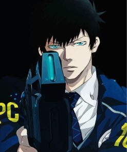 Shinya Kogami Psycho Pass Paint By Numbers