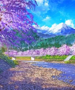 Mount Fuji in Shizuoka Paint By Numbers