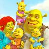 Shrek Family Adventures Paint By Numbers