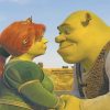 Shrek and Fiona Couple Love Paint By Numbers