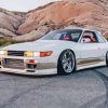 Nissan Silvia S13 White Paint By Numbers