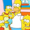 The Simpsons Animated Family Paint By Numbers