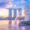 Merlion Singapore Skyline Paint By Numbers