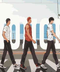 Cartoon Animation Slam Dunk Squad Paint By Numbers