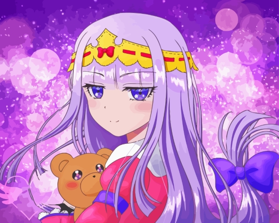 Completed Anime Sleepy Princess Artwork