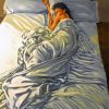 Sleepy Woman Art Paint By Numbers