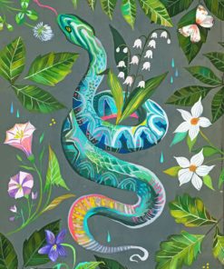 Snake Reptile Art Paint By Numbers