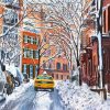 New York Winter Scene Paint By Numbers