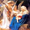 William Bouguereau's Song of the Angels Paint By Numbers