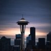 Space Needle Washington Skyline Paint By Numbers