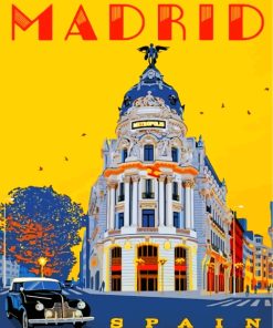 Madrid Cityscape Paint By Numbers