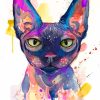 Sphinx Cat Colorful Paint By Numbers