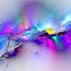 Colorful Abstract Splatter Paint By Numbers