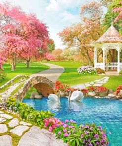 Spring Landscape Paint By Numbers