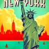 Statue of Liberty NYC Landmark Paint By Numbers