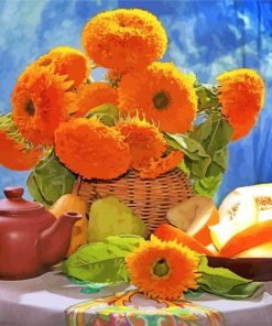 Floral Fruit Still Life Paint By Numbers