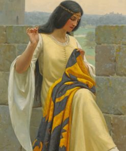 Edmund Leighton Woman Paint By Numbers