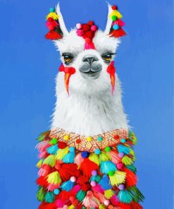 Stylish Llama Animals Paint By Numbers
