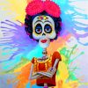 Frida Kahlo Sugar Skull Paint By Numbers