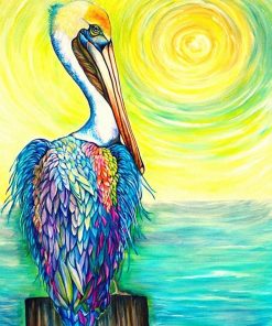 Pelican Bird Paint By Numbers
