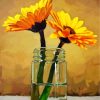 Sunflower Aesthetic Glass Paint By Numbers
