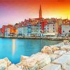 Opatija Seaside Sunset Paint By Numbers