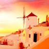 Sunset in Santorini Paint By Numbers