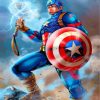 Marvel Captain America Paint By Numbers