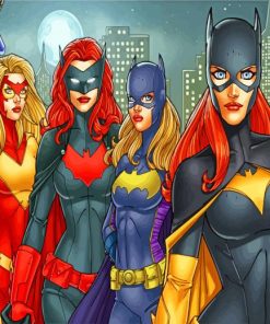 Superhero Girls Marvel Paint By Numbers