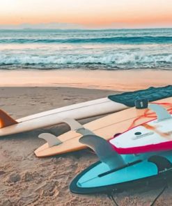 Seascape Surfboards Aesthetic Paint By Numbers