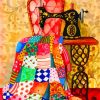 Sewing Machine Vintage Paint By Numbers