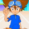 Tai Kamiya Digimon Paint By Numbers