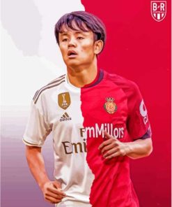 Takefusa Kubo Japanese Football Paint By Numbers