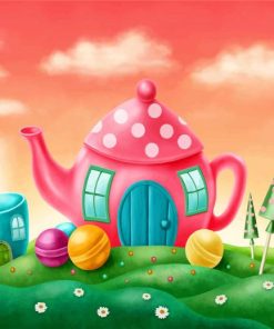 Teapot House Nature Paint By Numbers