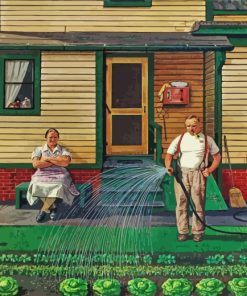 Tending Garden Artwork Paint By Numbers