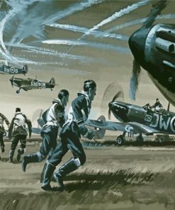 The Battle Of Britain War Film Paint By Numbers