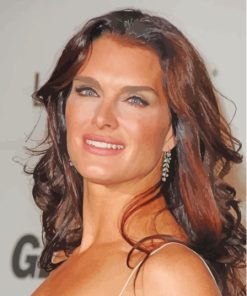 Brooke Shields Celebrity Paint By Numbers