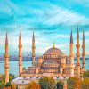 The Blue Mosque Turkey Paint By Numbers