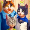 The Cats Family Paint By Numbers