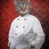 Chef Cat Paint By Numbers Kit