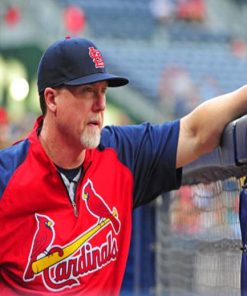 Mark McGwire Baseball Legend Paint By Numbers