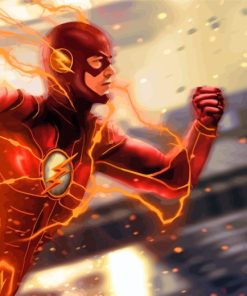 The Flash Superheroes Paint By Numbers