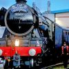 Engines Flying Scotsman Steam Trains Paint By Numbers