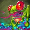 Colorful Frog Animals Paint By Numbers